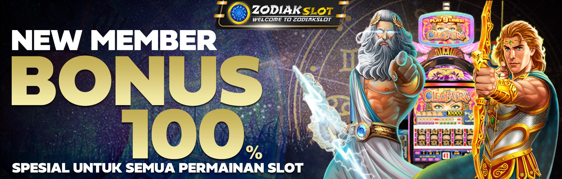 BONUS NEW MEMBER 100% ALL PROVIDER SLOT