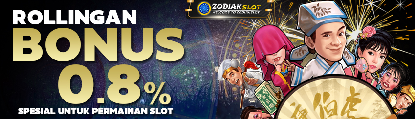 BONUS ROLLINGAN SLOT UP TO 0.8%